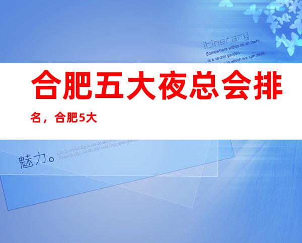 合肥五大夜总会排名，合肥5大夜总会商务KTV攻略表