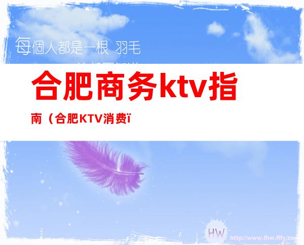 合肥商务ktv指南（合肥KTV消费）