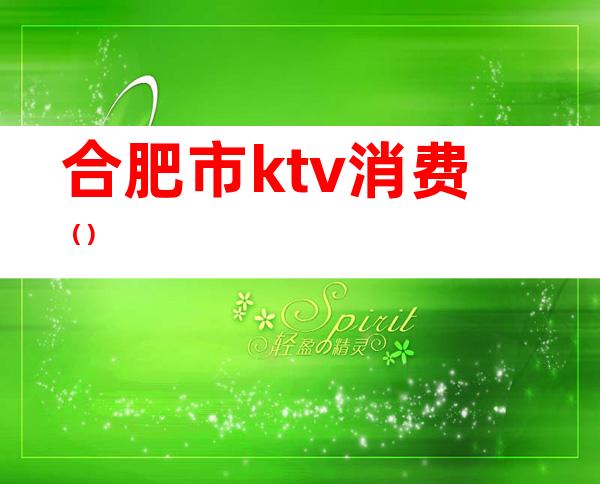 合肥市ktv消费（）