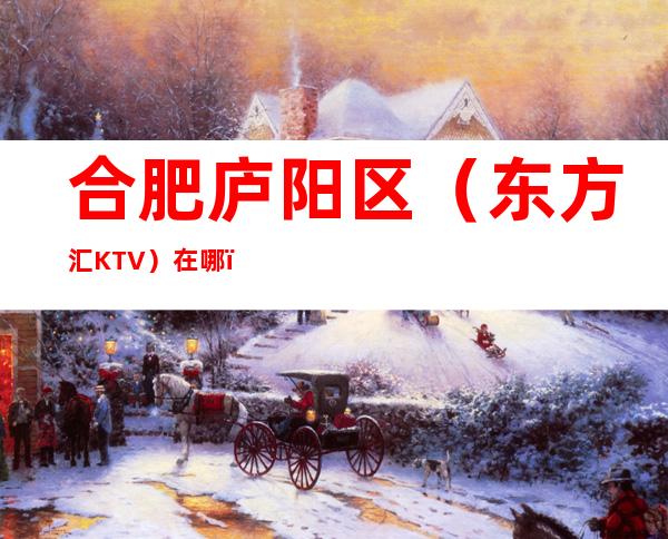 合肥庐阳区（东方汇KTV）在哪，最小包厢多少。