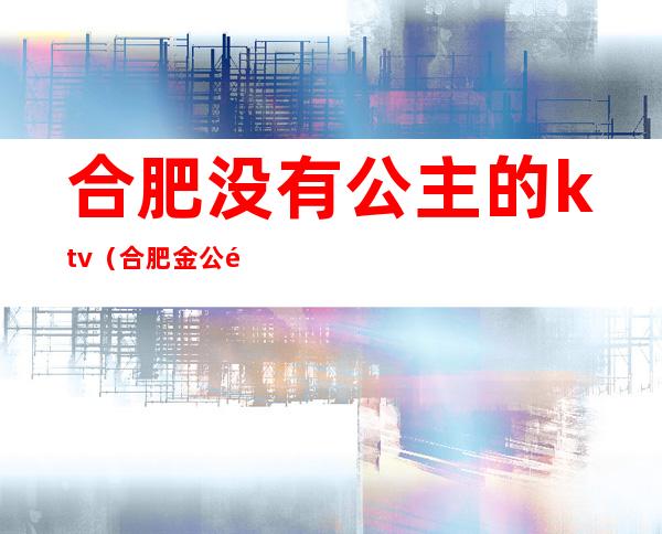 合肥没有公主的ktv（合肥金公馆公主多少钱）