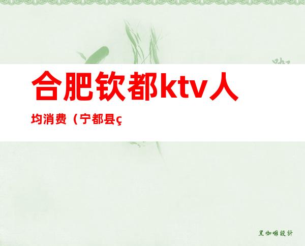 合肥钦都ktv人均消费（宁都县盛宴国际kTV）