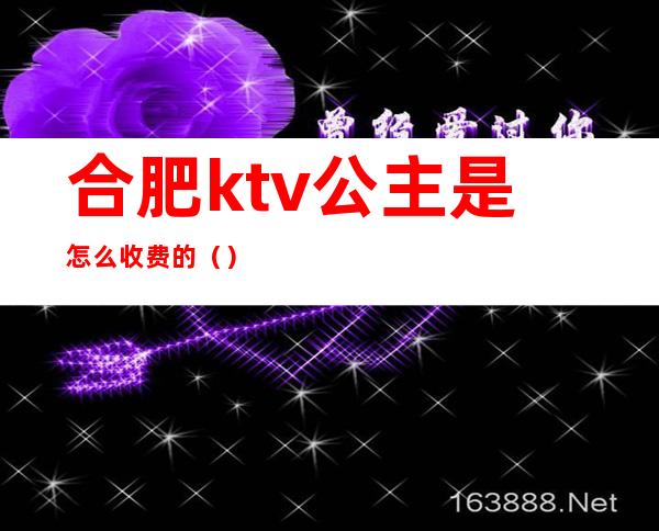 合肥ktv公主是怎么收费的（）