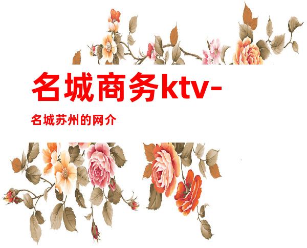 名城商务ktv-名城苏州的网介