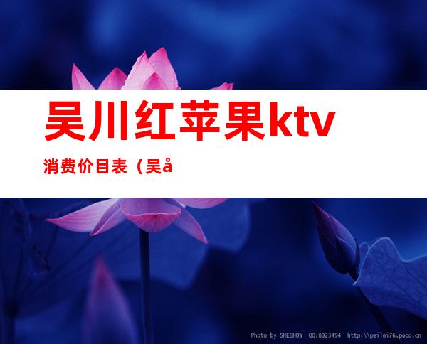 吴川红苹果ktv消费价目表（吴川红苹果ktv消费价目表图片）