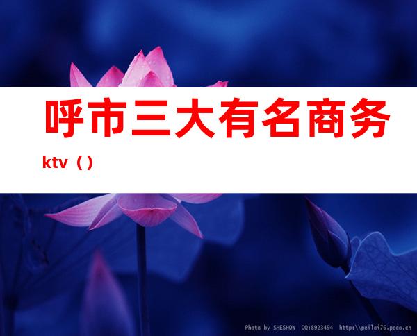 呼市三大有名商务ktv（）