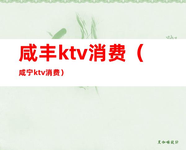 咸丰ktv消费（咸宁ktv消费）