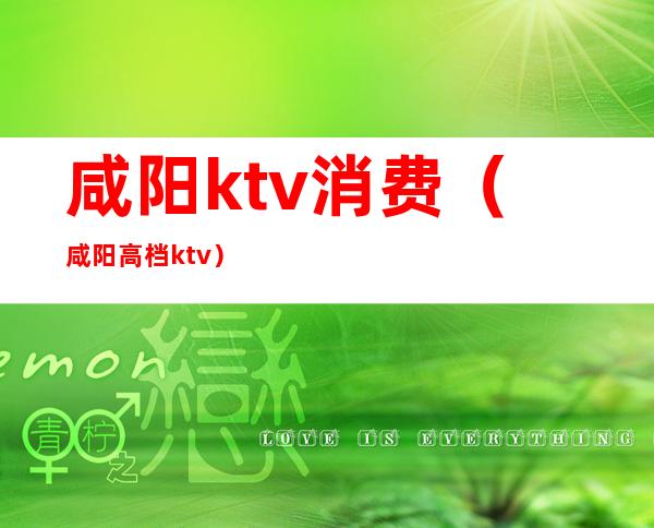 咸阳ktv消费（咸阳高档ktv）