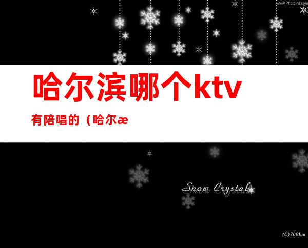 哈尔滨哪个ktv有陪唱的（哈尔滨唐会ktv有陪唱吗）