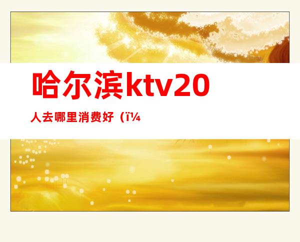 哈尔滨ktv20人去哪里消费好（）