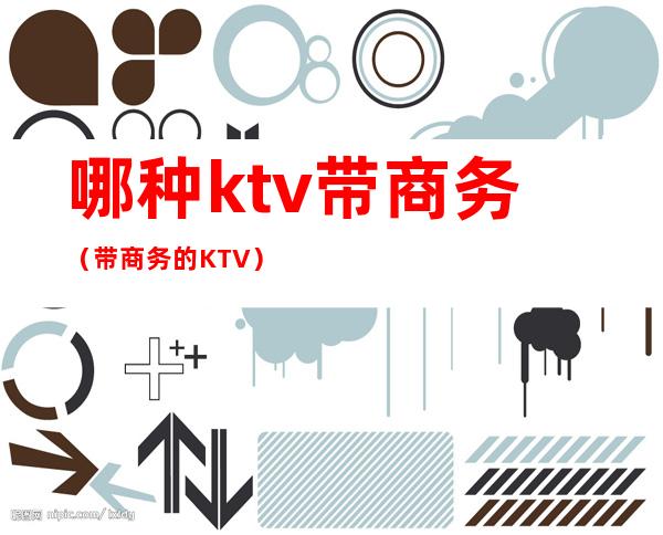 哪种ktv带商务（带商务的KTV）