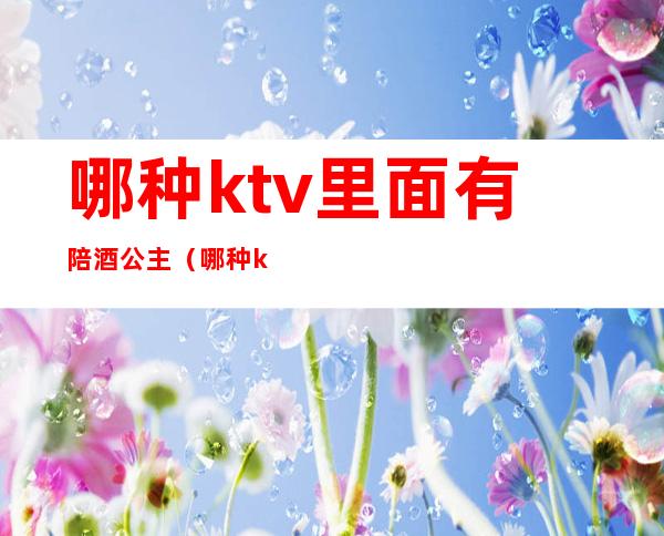 哪种ktv里面有陪酒公主（哪种ktv里面有陪酒公主的）