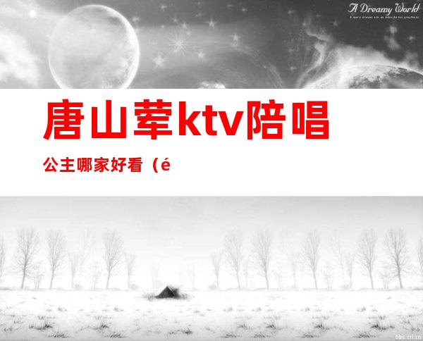 唐山荤ktv陪唱公主哪家好看（高唐ktv陪唱最好的）