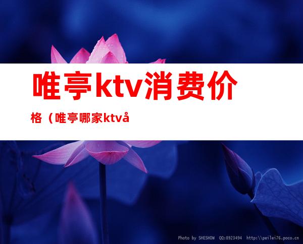 唯亭ktv消费价格（唯亭哪家ktv好玩）