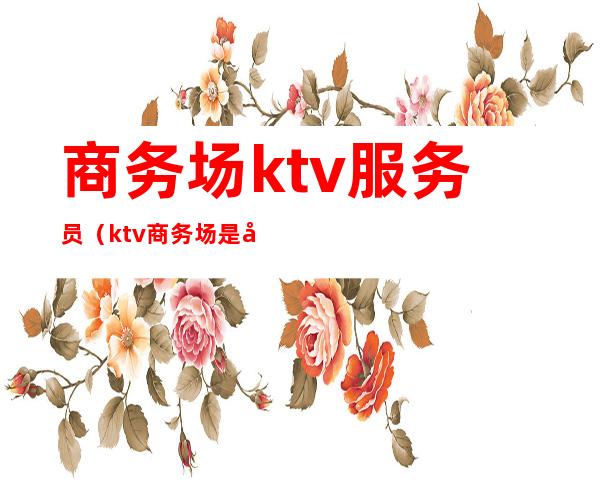 商务场ktv服务员（ktv商务场是干什么的）