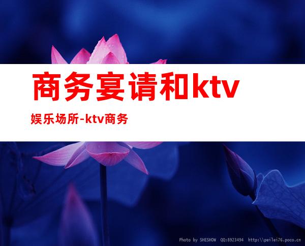 商务宴请和ktv娱乐场所-ktv商务场什么意思