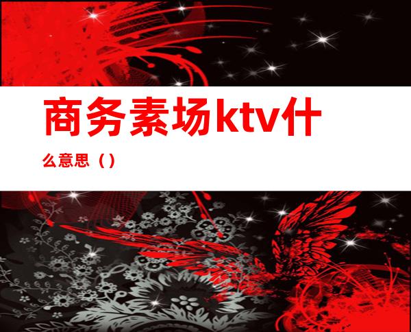 商务素场ktv什么意思（）