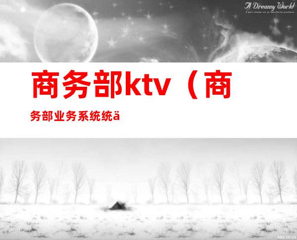 商务部ktv（商务部业务系统统一平台）