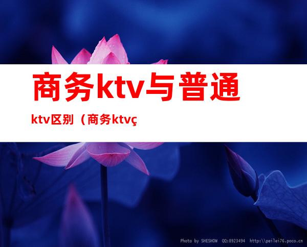 商务ktv与普通ktv区别（商务ktv的区别）