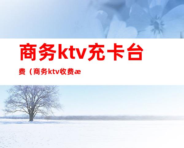 商务ktv充卡台费（商务ktv收费标准）