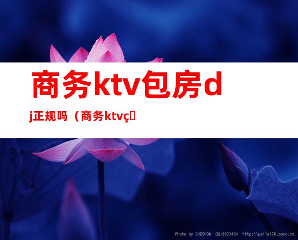 商务ktv包房dj正规吗（商务ktv的dj是什么）