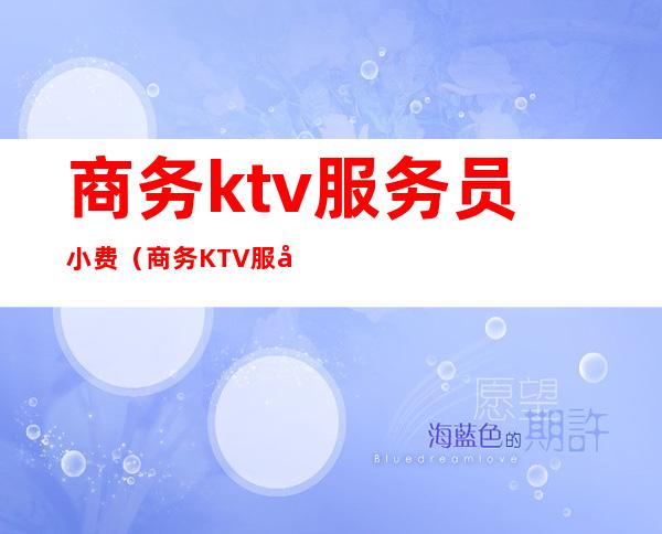 商务ktv服务员小费（商务KTV服务员）