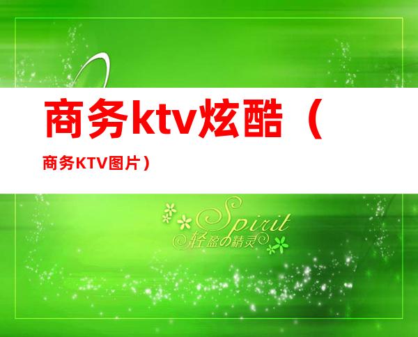 商务ktv炫酷（商务KTV图片）