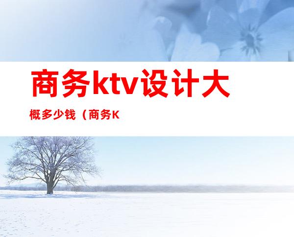 商务ktv设计大概多少钱（商务KTV设计）