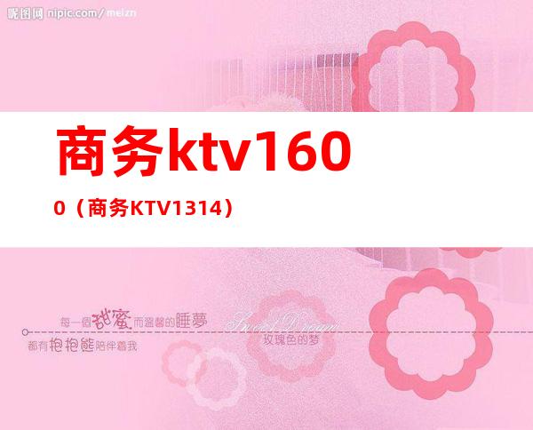 商务ktv1600（商务KTV1314）