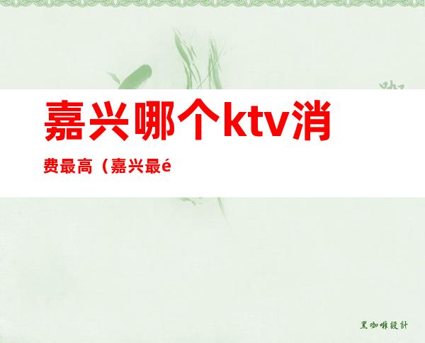 嘉兴哪个ktv消费最高（嘉兴最高档的ktv在哪里）