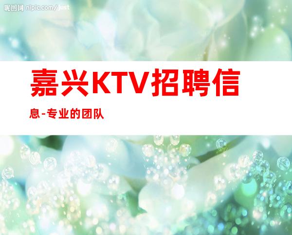 嘉兴KTV招聘信息- 专业的团队