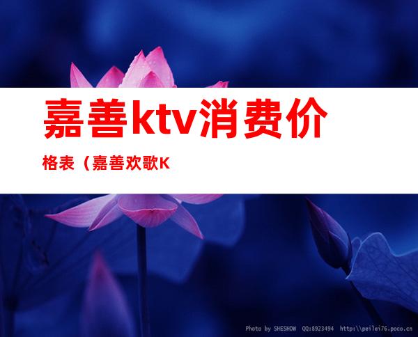 嘉善ktv消费价格表（嘉善欢歌KTV 地址）