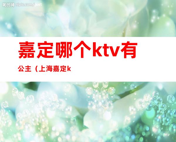 嘉定哪个ktv有公主（上海嘉定ktv）