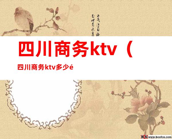 四川商务ktv（四川商务ktv多少钱）