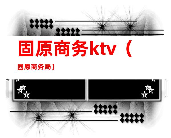 固原商务ktv（固原商务局）