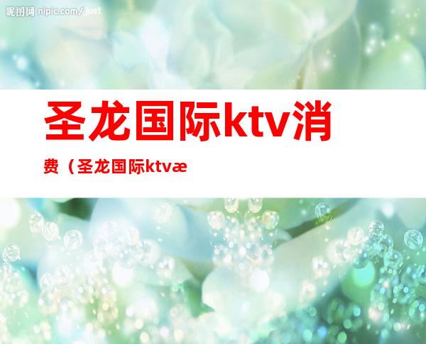 圣龙国际ktv消费（圣龙国际ktv消费多少）