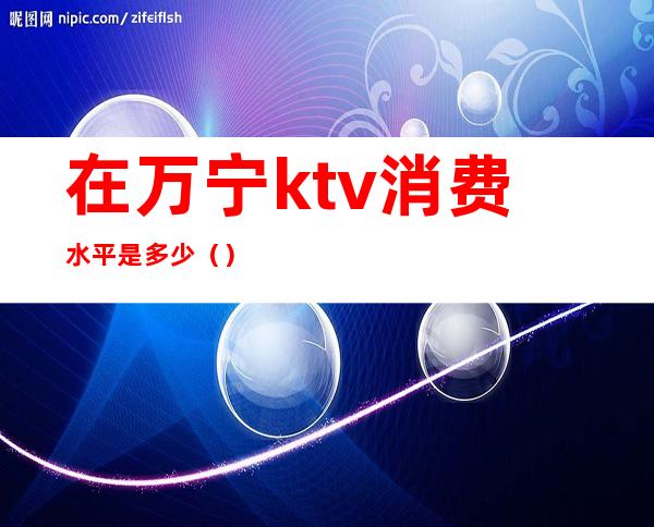 在万宁ktv消费水平是多少（）