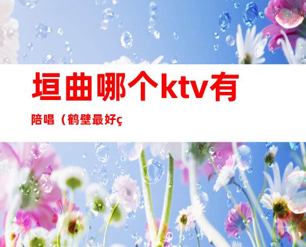 垣曲哪个ktv有陪唱（鹤壁最好的ktv陪唱）