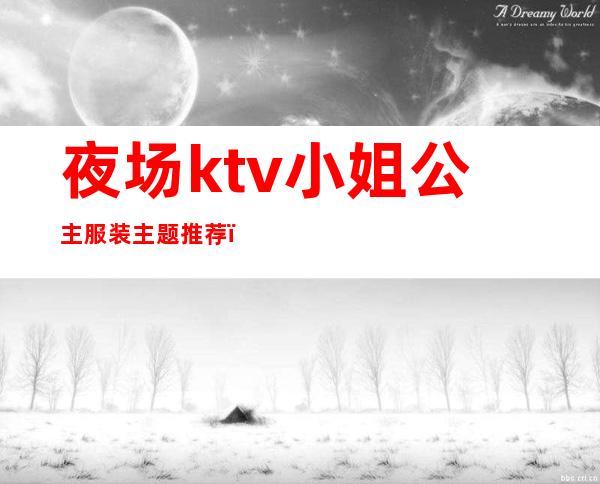 夜场ktv小姐公主服装主题推荐（夜场KTV公主）