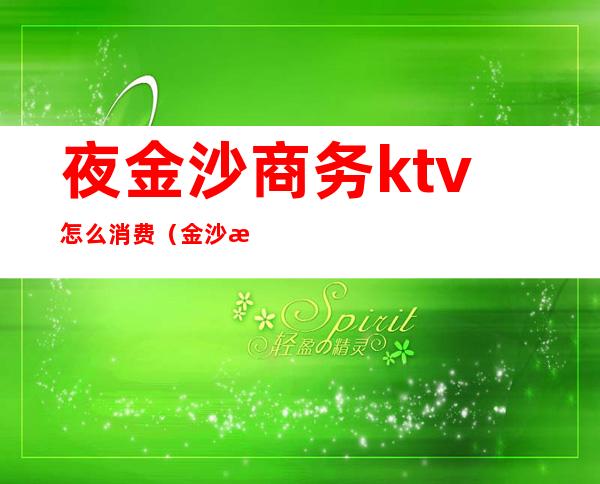 夜金沙商务ktv怎么消费（金沙汇ktv怎么样）