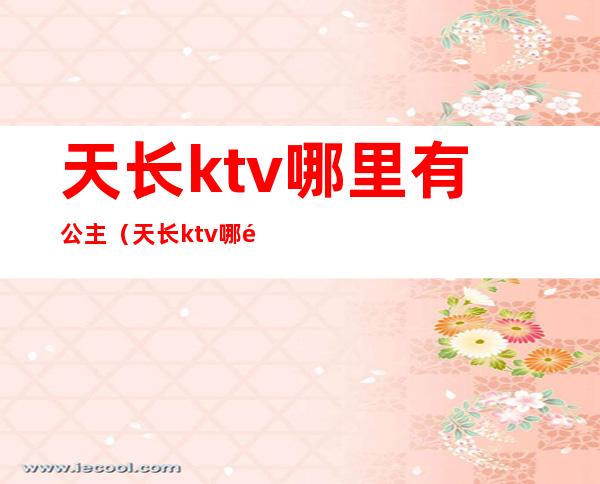 天长ktv哪里有公主（天长ktv哪里好玩）