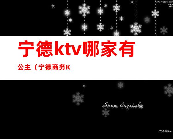 宁德ktv哪家有公主（宁德商务KTV）