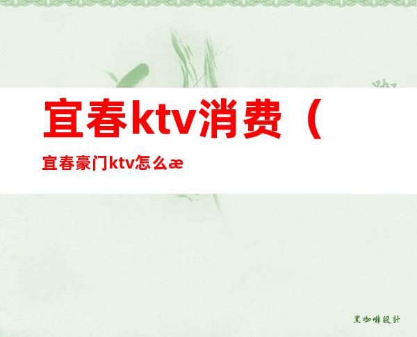 宜春ktv消费（宜春豪门ktv怎么样）