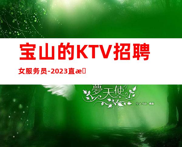 宝山的KTV招聘女服务员-2023直招高薪