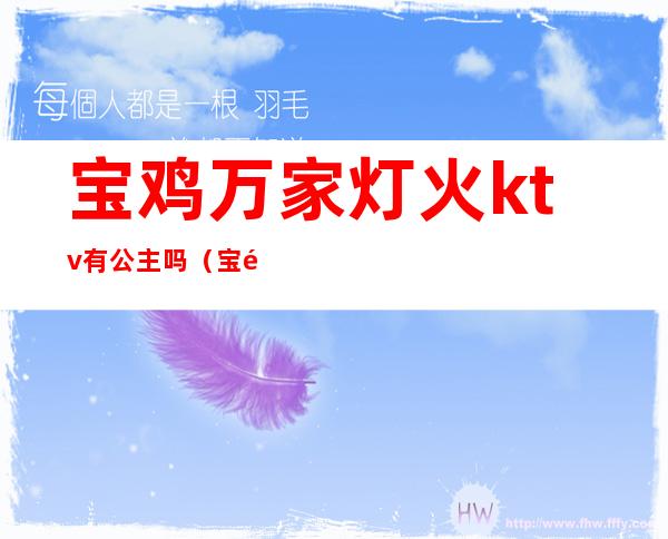 宝鸡万家灯火ktv有公主吗（宝鸡百乐门ktv）