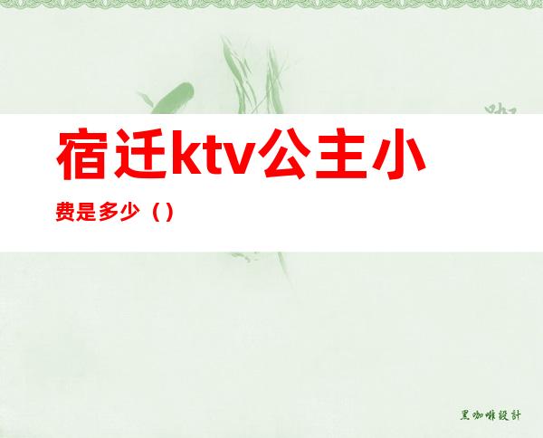 宿迁ktv公主小费是多少（）