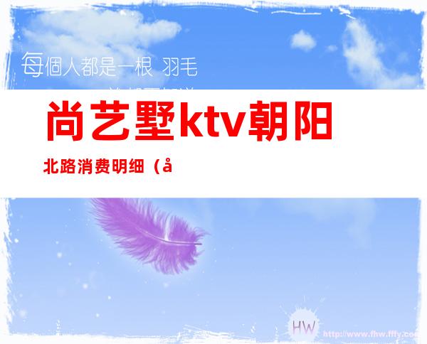 尚艺墅ktv朝阳北路消费明细（尚艺墅ktv电话）