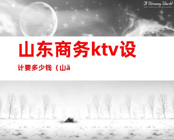 山东商务ktv设计要多少钱（山东商务KTV）