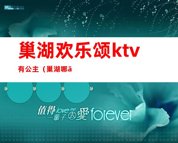 巢湖欢乐颂ktv有公主（巢湖哪个ktv陪酒的好）