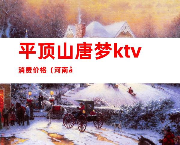 平顶山唐梦ktv消费价格（河南平顶山KTV）